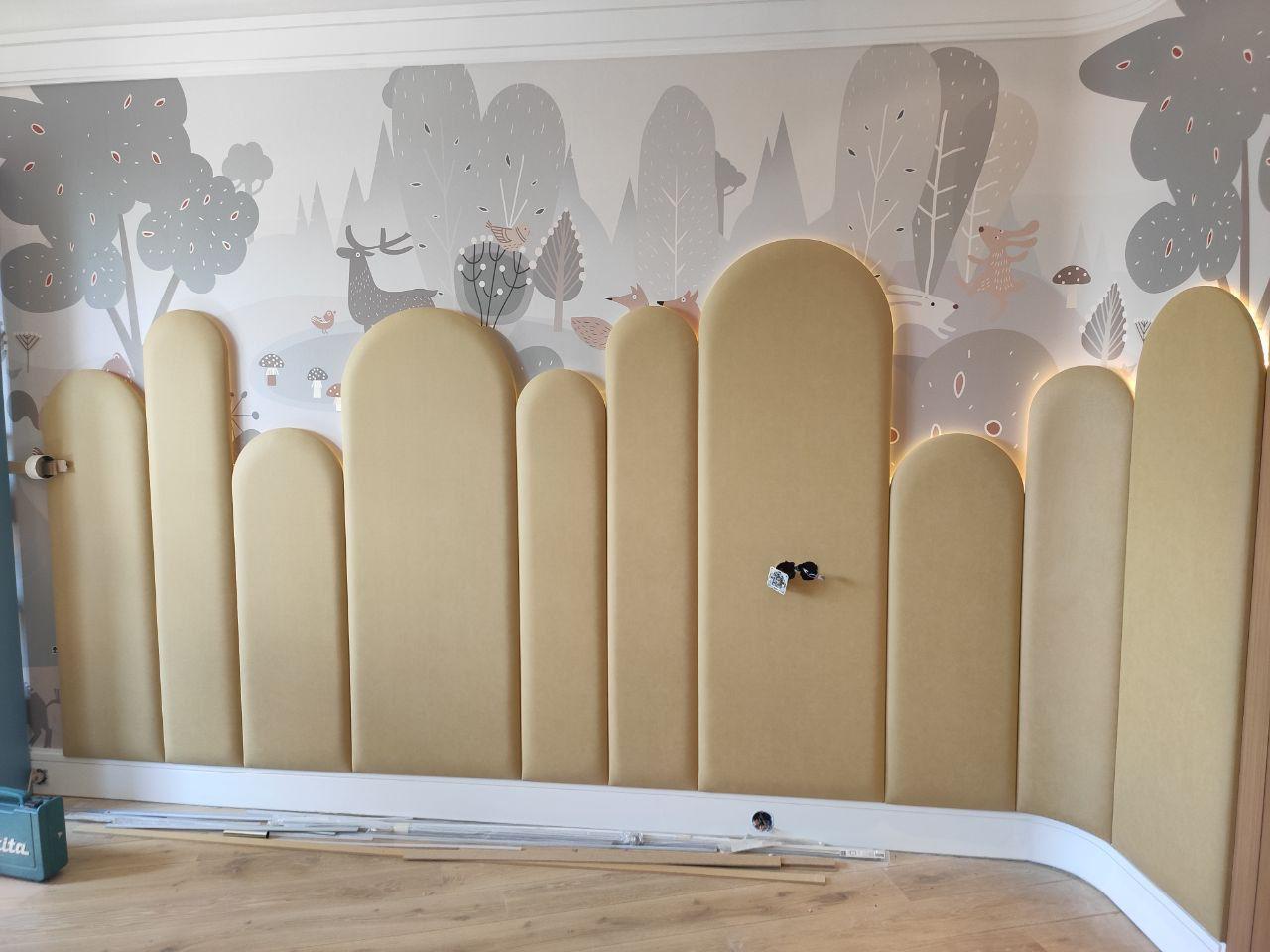 Мягкие стеновые панели для детской комнаты 2963